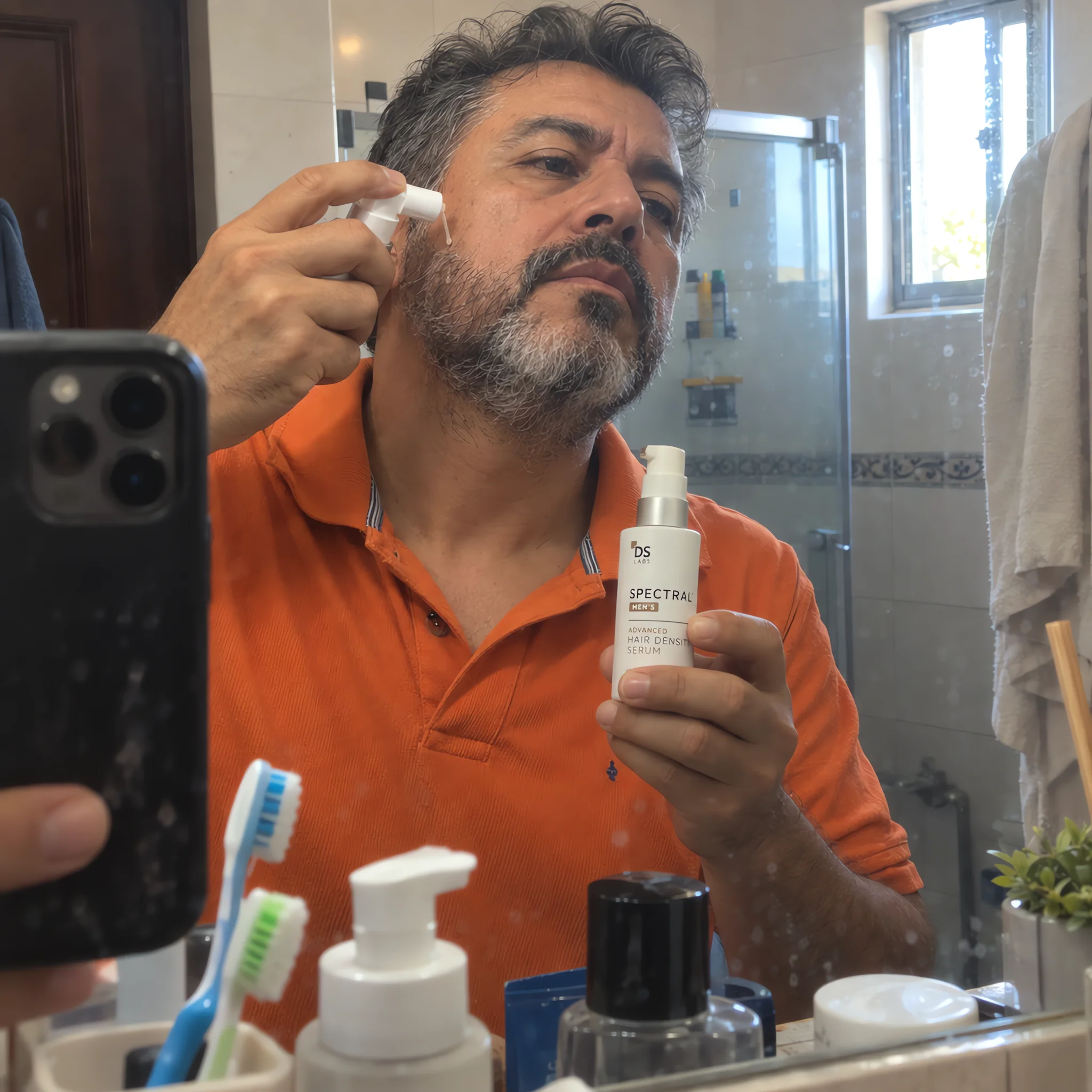Cliente usando el producto