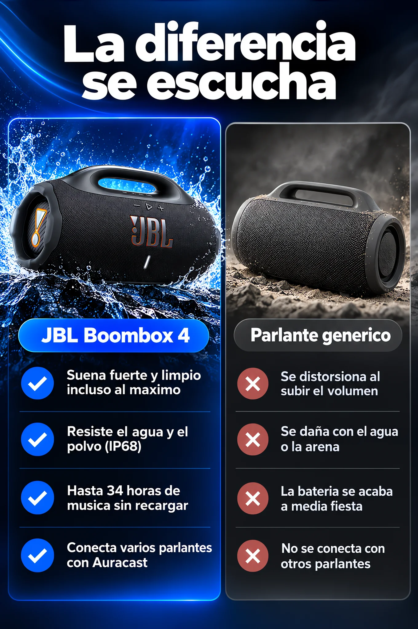 Comparación
