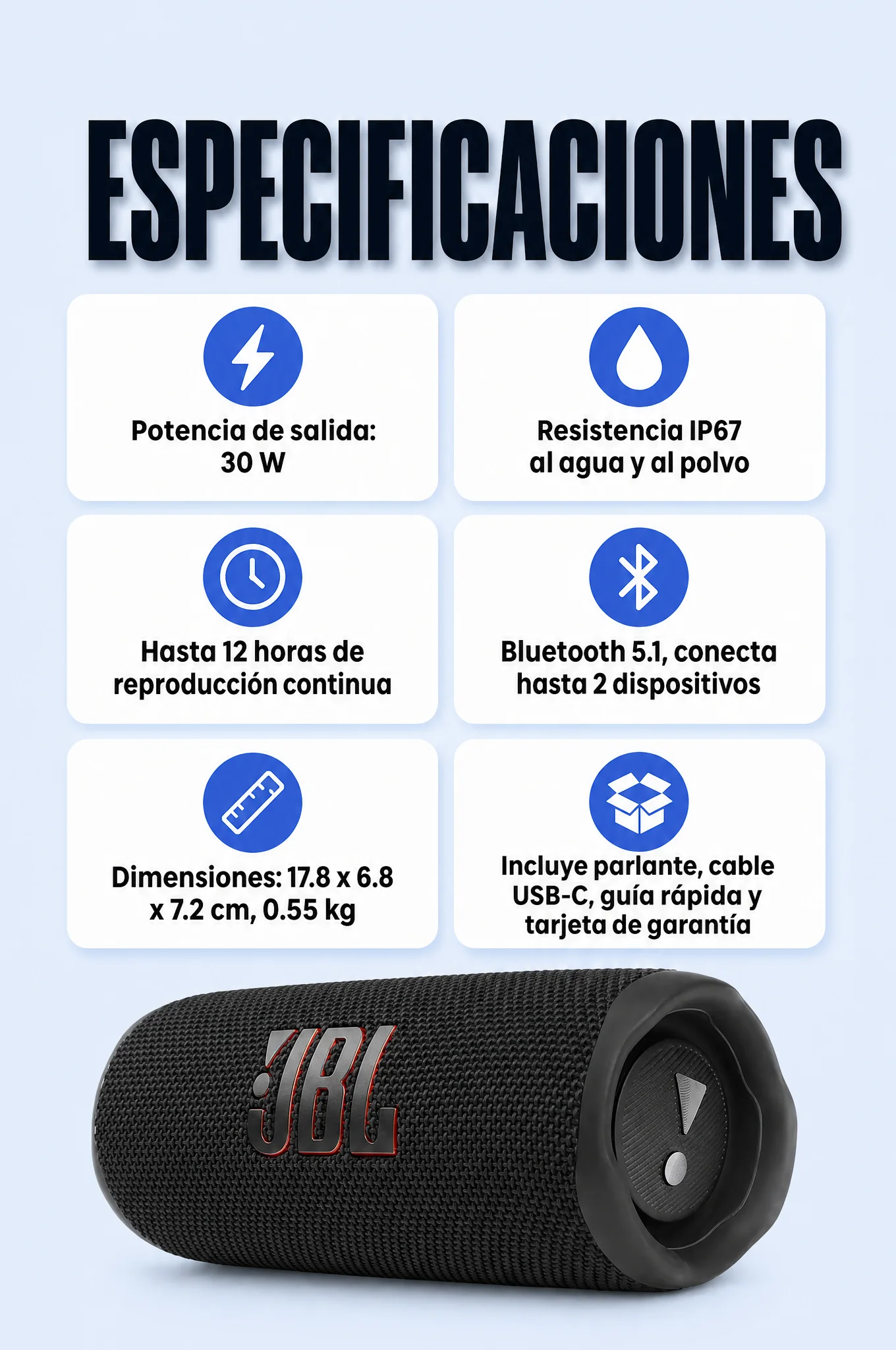 Especificaciones