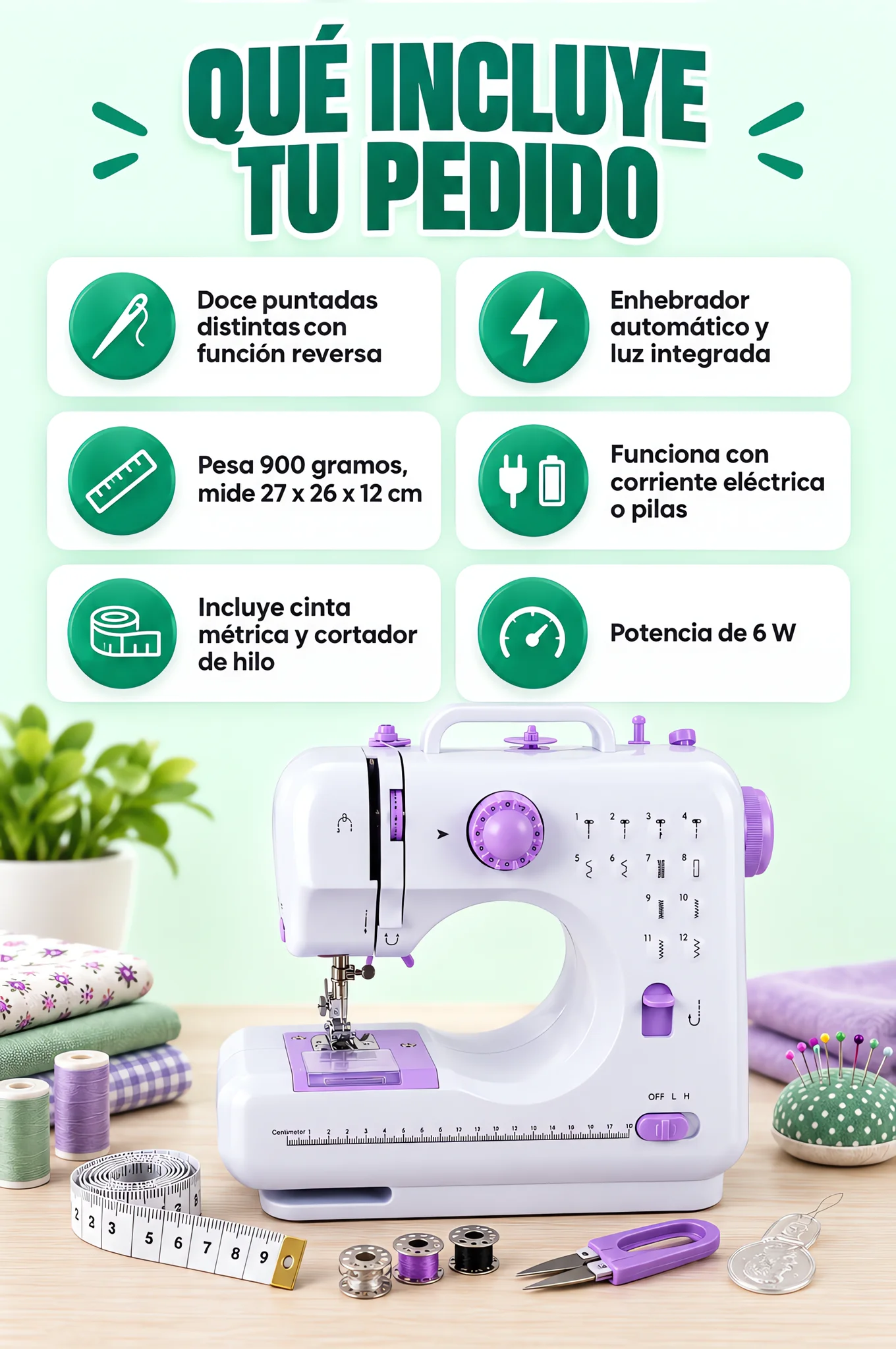 Especificaciones