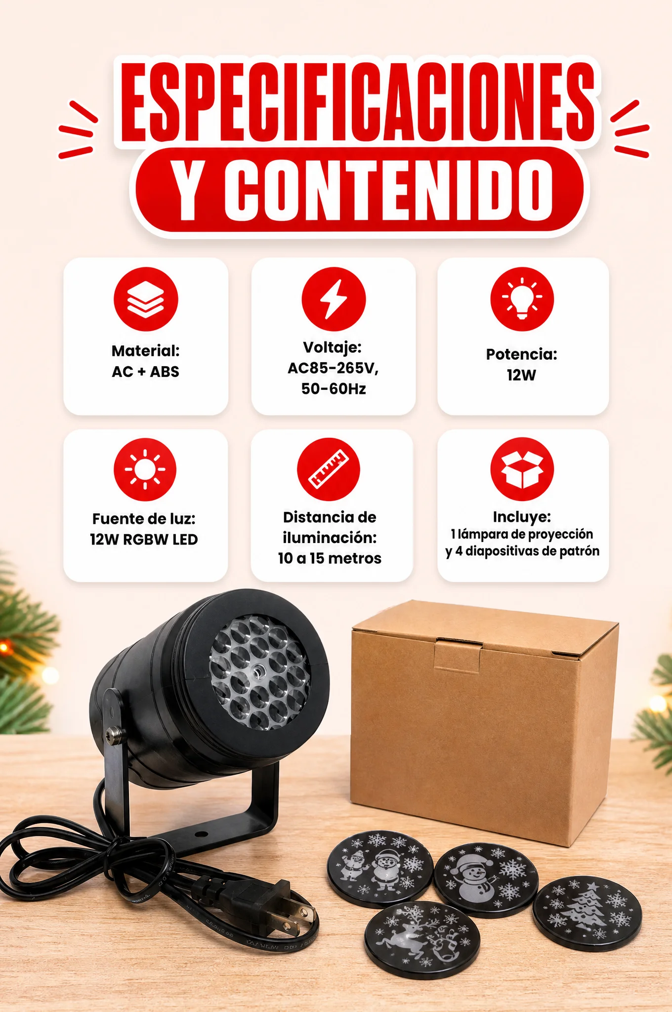 Especificaciones